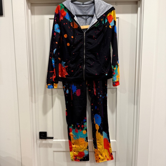 Other - Colorful Splatter Track Suit